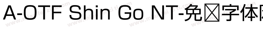 A-OTF Shin Go NT字体转换
